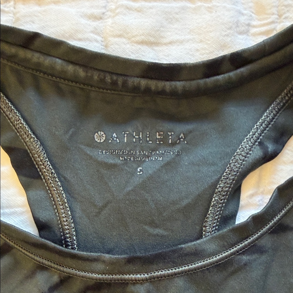Athleta Black Racerback Performance Tank - Picture 2 of 3